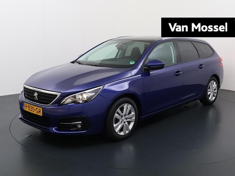 Blauw Occasion 2020 Peugeot 308 SW Stationwagen | € 12.440 (Super prijs) - Afbeelding 1/4