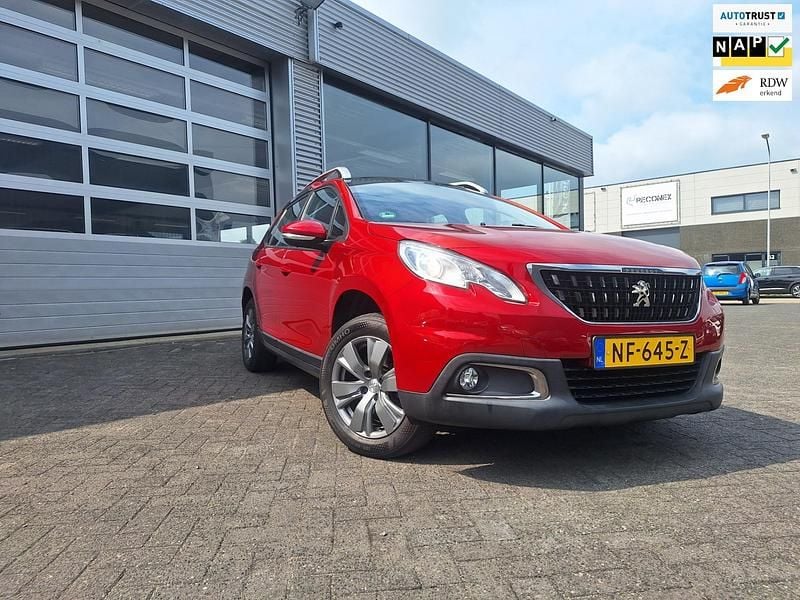 Rood Gebruikt 2017 Peugeot 2008 SUV | € 7.249 (Goede deal) - Afbeelding 1/4