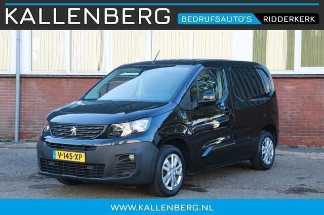Zwart Gebruikt 2019 Peugeot Partner Premium MPV | € 10.950 (Super prijs) - Afbeelding 1/4