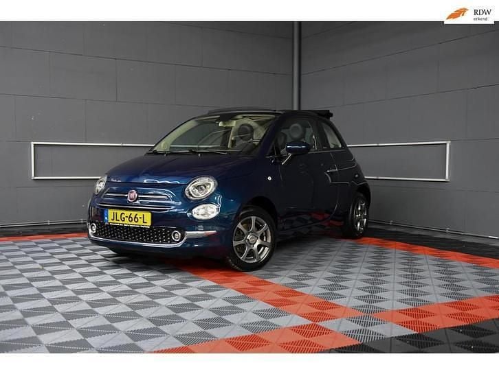 Occasion Fiat 500C Lounge 69 PK (50 kW) 2018 Blauw Cabriolet