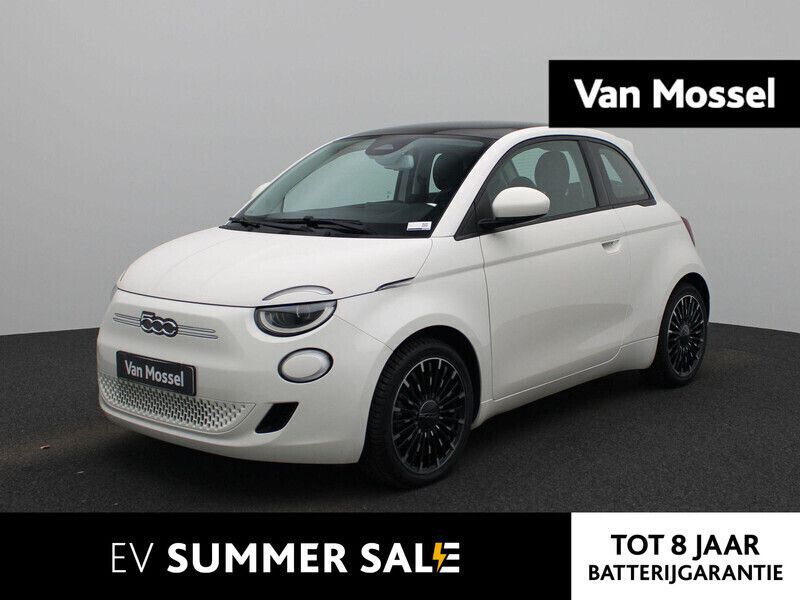 Wit Gebruikt 2023 Fiat 500e La Prima Hatchback | € 19.900 (Super prijs) - Afbeelding 1/4