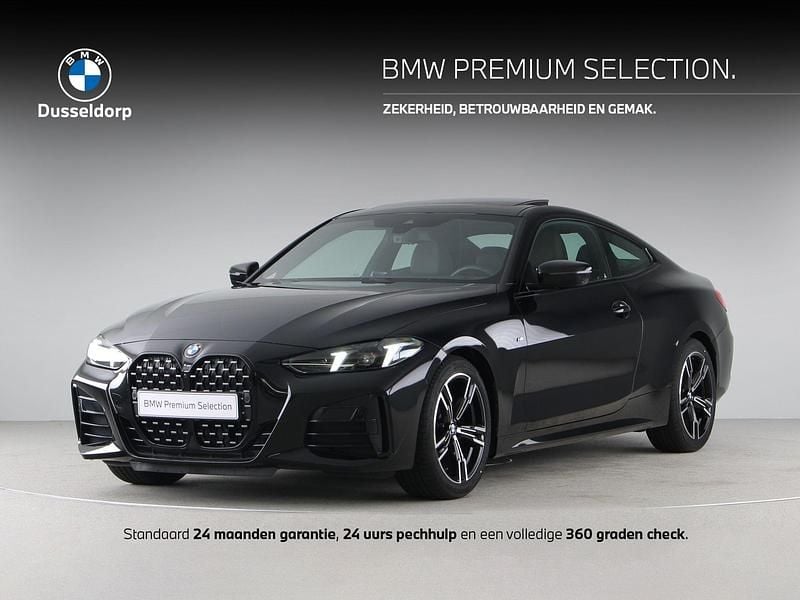 Zwart, metallic lak Gebruikt 2024 BMW 420 Comfort Edition Coupé | € 48.450 (Super prijs) - Afbeelding 1/4