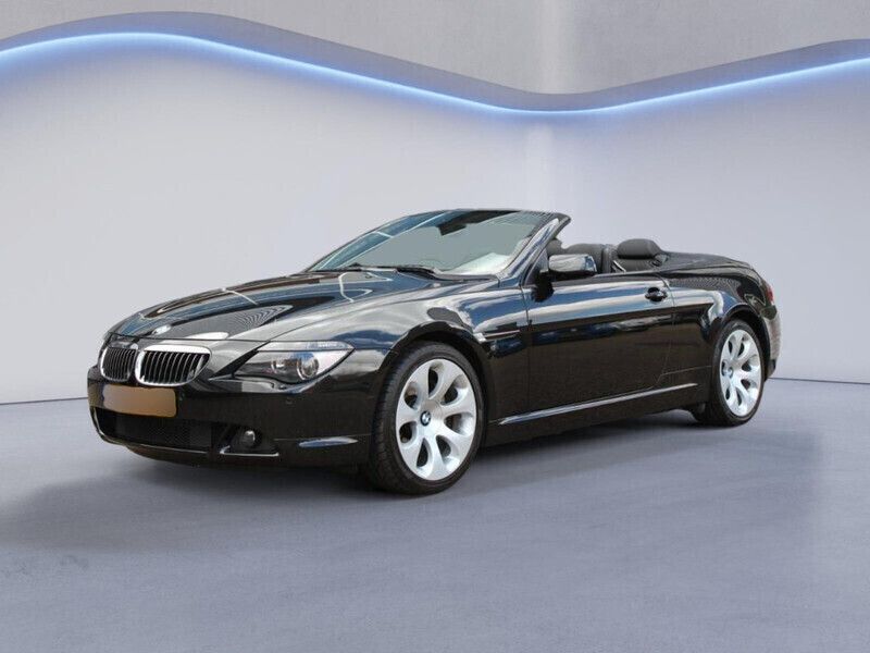Zwart Gebruikt 2006 BMW 650 Cabriolet Cabriolet | € 22.945 - Afbeelding 1/4