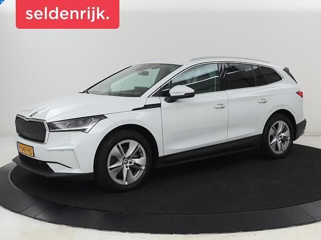 Wit Gebruikt 2021 Skoda Enyaq iV SUV | € 27.900 (Super prijs) - Afbeelding 1/4