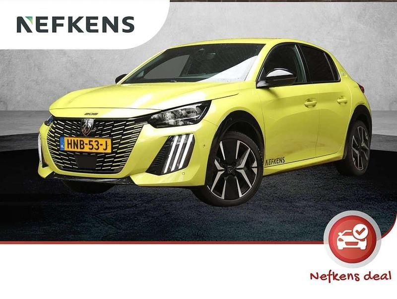 Geel Nieuw 2025 Peugeot e-208 GTi Hatchback | € 32.925 (Iets duurder) - Afbeelding 1/3