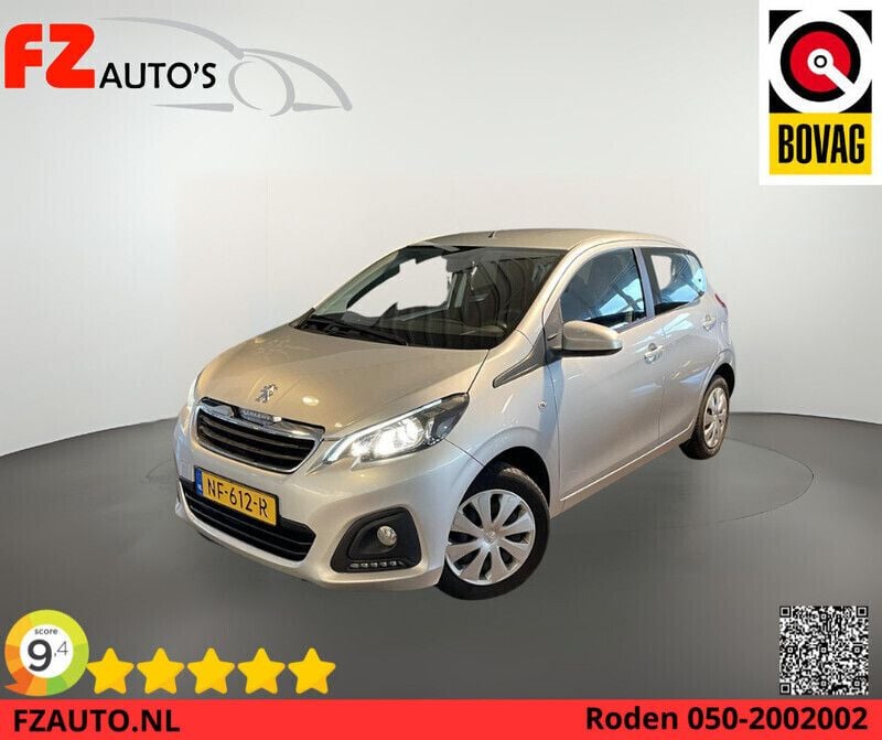 Grijs Gebruikt 2017 Peugeot 108 Active Hatchback | € 7.945 (Eerlijke prijs) - Afbeelding 1/4