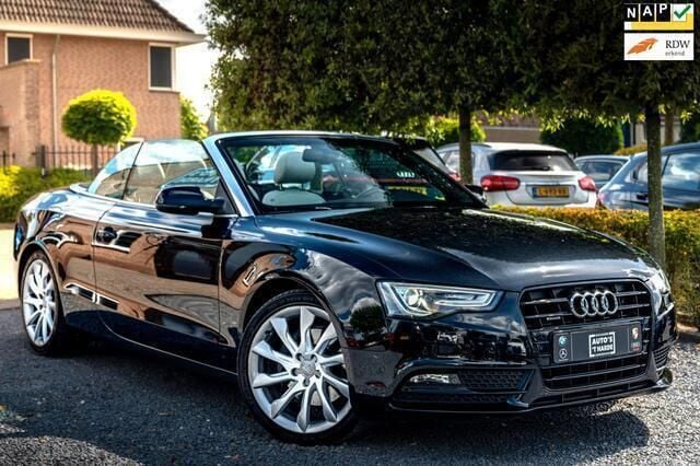 Occasion Audi A5 Cabriolet Proline 211 PK (155 kW) 2012 Zwart, metallic lak Cabriolet