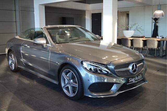 Occasion Mercedes C200 AMG line 184 PK (135 kW) 2017 Grijs Cabriolet
