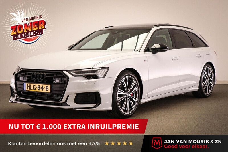Wit Gebruikt 2022 Audi A6 Competition Stationwagen | € 45.595 - Afbeelding 1/4