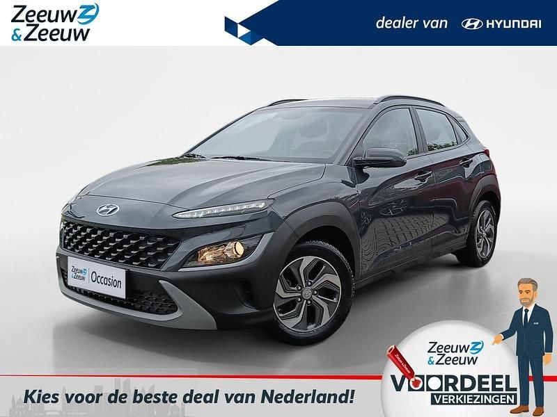 Dark knight pearl (yg7) Gebruikt 2021 Hyundai Kona Comfort SUV | € 19.940 (Super prijs) - Afbeelding 1/4