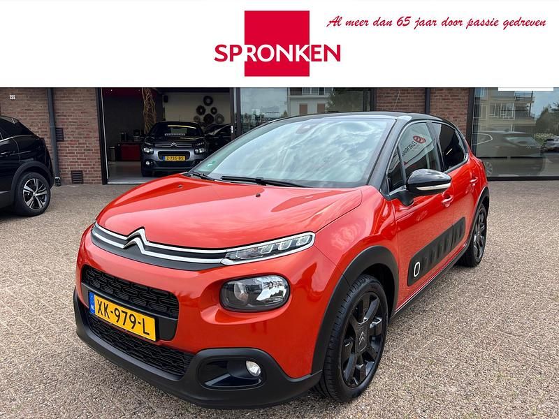 Oranje Gebruikt 2018 Citroën C3 PureTech Hatchback | € 11.900 (Eerlijke prijs) - Afbeelding 1/4