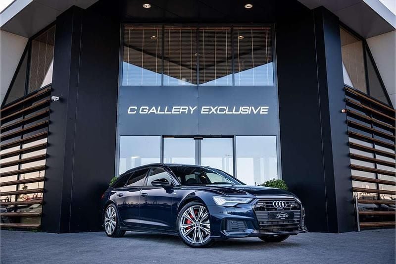Blauw, metallic lak Gebruikt 2021 Audi A6 e-tron Competition Stationwagen | € 49.895 - Afbeelding 1/4
