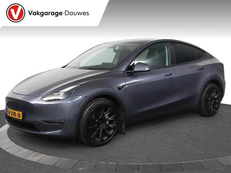 Occasion Tesla Model Y Long Range AWD 378 kW (514 PK) 2021 Grijs SUV