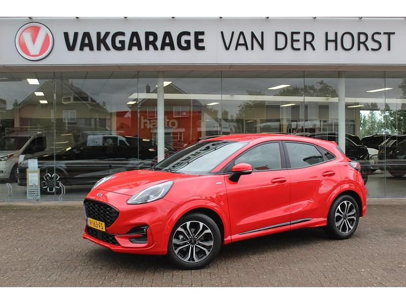 Rood Occasion 2021 Ford Puma ST-Line SUV | € 21.950 (Eerlijke prijs) - Afbeelding 1/3