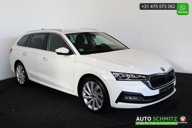 Wit Occasion 2021 Skoda Octavia Business Line Stationwagen | € 22.950 (Goede deal) - Afbeelding 1/4