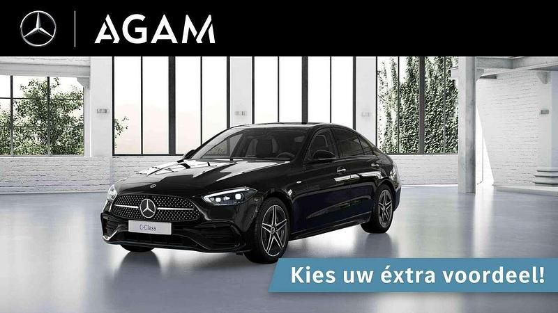 Zwart Nieuw 2025 Mercedes C300e Business Sedan | € 62.950 (Goede deal) - Afbeelding 1/4