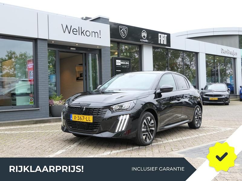 Zwart Gebruikt 2023 Peugeot e-208 Avantage Hatchback | € 20.990 (Eerlijke prijs) - Afbeelding 1/4