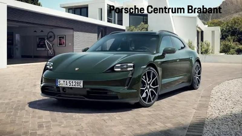 Groen Occasion 2023 Porsche Taycan Sport Turismo Stationwagen | € 79.750 (Super prijs) - Afbeelding 1/4