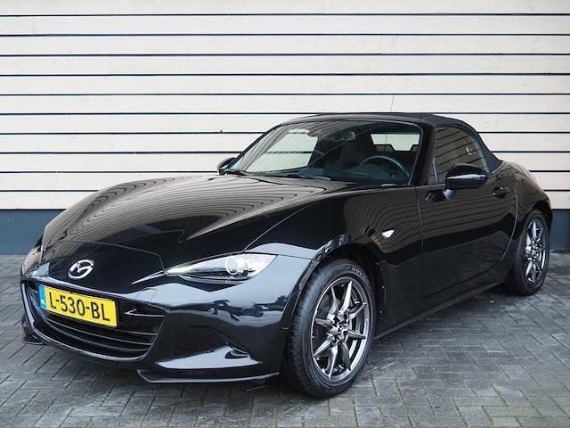Occasion Mazda MX5 Luxury 132 PK (97 kW) 2021 Zwart metallic Cabriolet