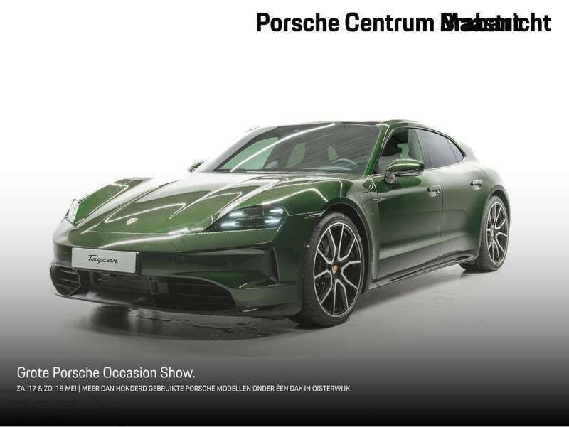 Groen Gebruikt 2025 Porsche Taycan Sport Turismo Sedan | € 114.750 - Afbeelding 1/4
