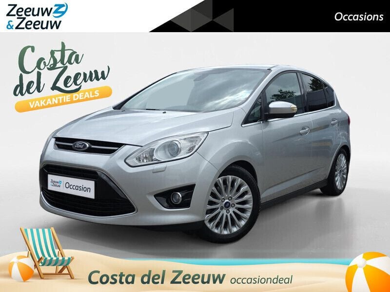 Grijs Gebruikt 2012 Ford C-MAX Titanium MPV | € 8.440 (Eerlijke prijs) - Afbeelding 1/4