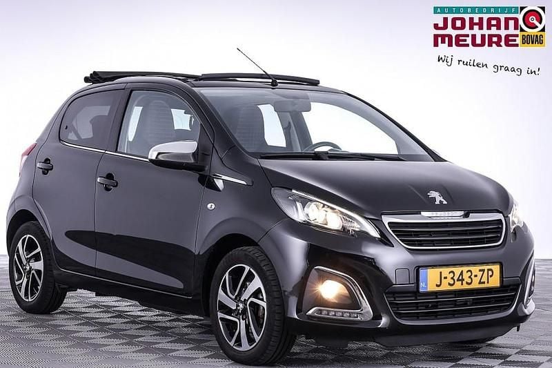 Zwart Gebruikt 2020 Peugeot 108 Allure Hatchback | € 12.490 (Iets duurder) - Afbeelding 1/4