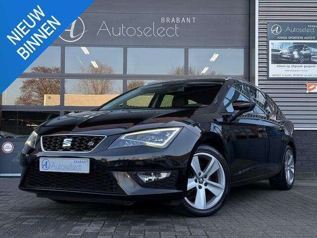 Zwart Gebruikt 2015 Seat Leon ST FR Stationwagen | € 14.990 (Eerlijke prijs) - Afbeelding 1/4