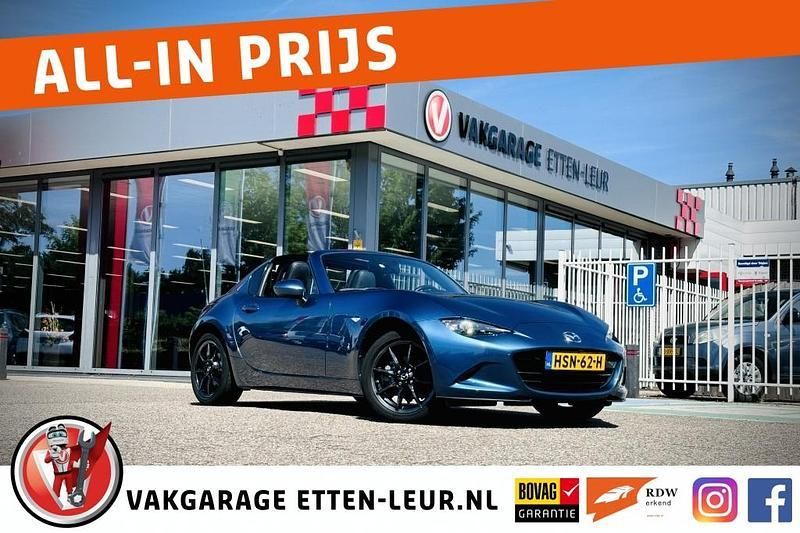 Blauw, metallic lak Gebruikt 2020 Mazda MX5 Cabriolet | € 28.985 (Iets duurder) - Afbeelding 1/4