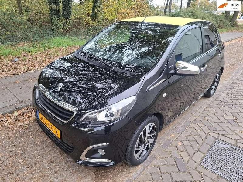 Zwart Occasion 2019 Peugeot 108 GT-line Hatchback | € 8.750 (Goede deal) - Afbeelding 1/4