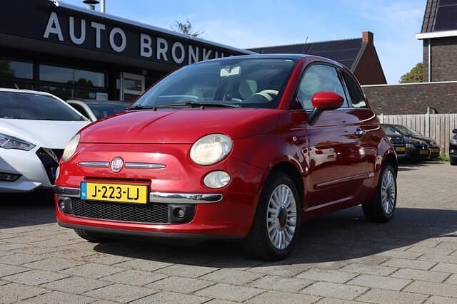 Rood Gebruikt 2010 Fiat 500 Lounge Hatchback | € 4.999 (Goede deal) - Afbeelding 1/4