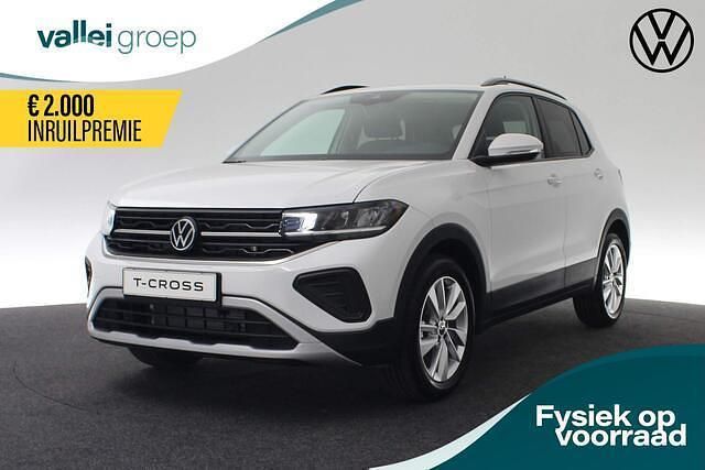 Wit Nieuw 2025 VW T-Cross Edition SUV | € 38.770 (Eerlijke prijs) - Afbeelding 1/4