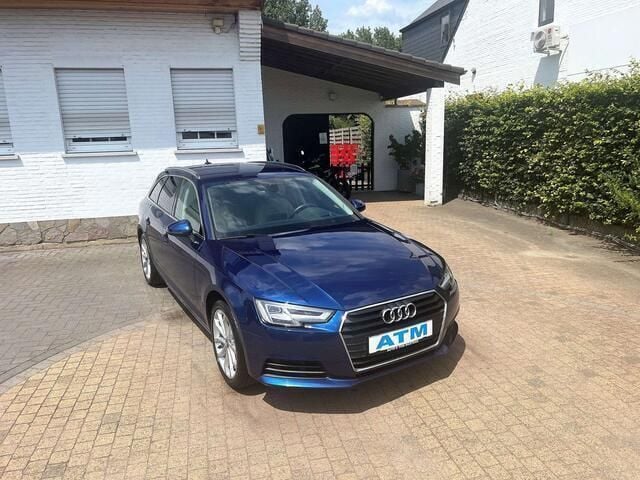 Blauw Gebruikt 2018 Audi A4 Sport Stationwagen | € 17.850 (Eerlijke prijs) - Afbeelding 1/4