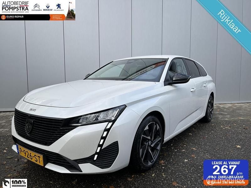 Wit Gebruikt 2022 Peugeot 308 Business-Line Stationwagen | € 19.994 (Eerlijke prijs) - Afbeelding 1/4