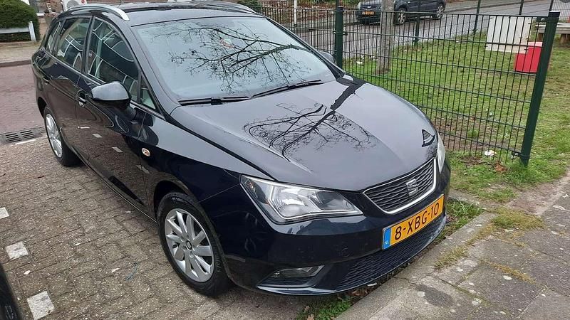 Zwart Gebruikt 2014 Seat Ibiza ST Style Stationwagen | € 5.495 (Eerlijke prijs) - Afbeelding 1/4