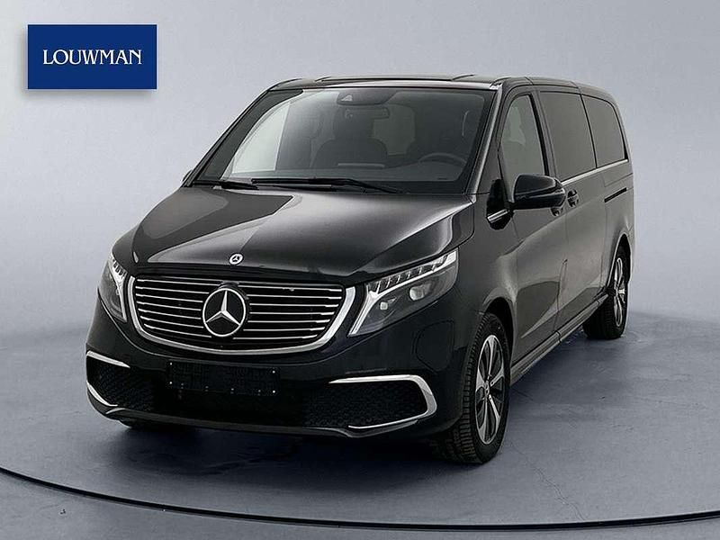 Zwart Nieuw 2025 Mercedes EQV300 Business Van | € 67.950 (Duur) - Afbeelding 1/4