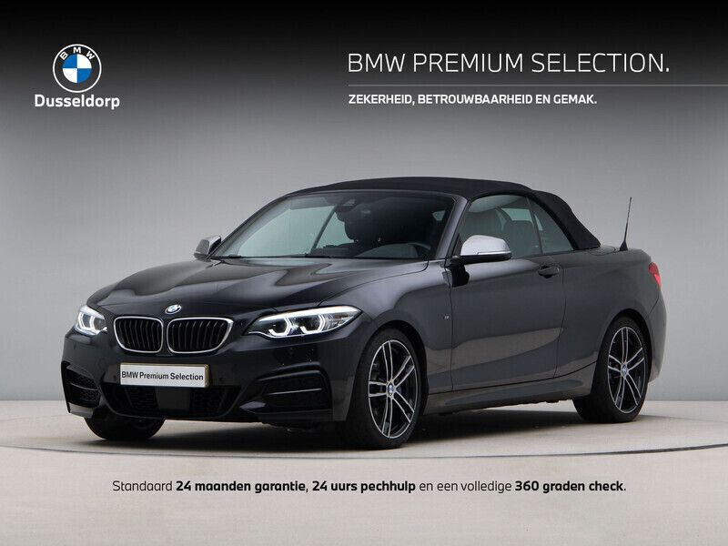 Zwart Gebruikt 2019 BMW M240 Executive Cabriolet | € 37.950 (Eerlijke prijs) - Afbeelding 1/4