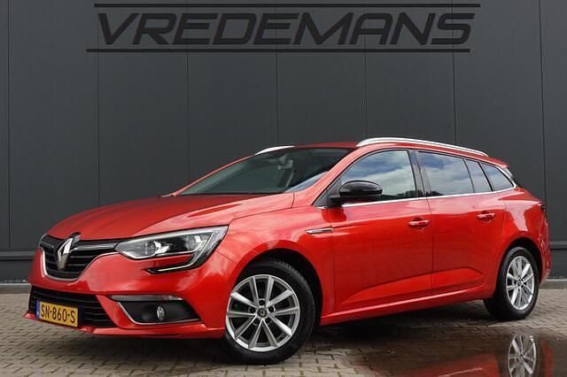Rood Gebruikt 2018 Renault Mégane GrandTour LIMITED Stationwagen | € 6.950 (Eerlijke prijs) - Afbeelding 1/4