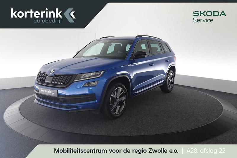 Blauw Occasion 2019 Skoda Kodiaq Business Line SUV | € 26.950 (Eerlijke prijs) - Afbeelding 1/4
