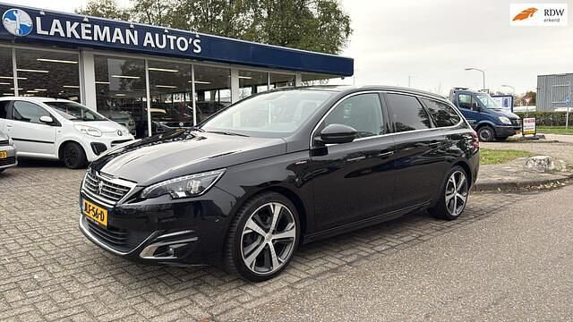Zwart Occasion 2016 Peugeot 308 GT-line Hatchback | € 14.950 - Afbeelding 1/4
