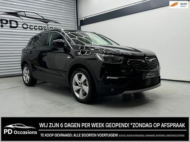 Zwart Gebruikt 2021 Opel Grandland X Business Elegance SUV | € 21.950 (Super prijs) - Afbeelding 1/4