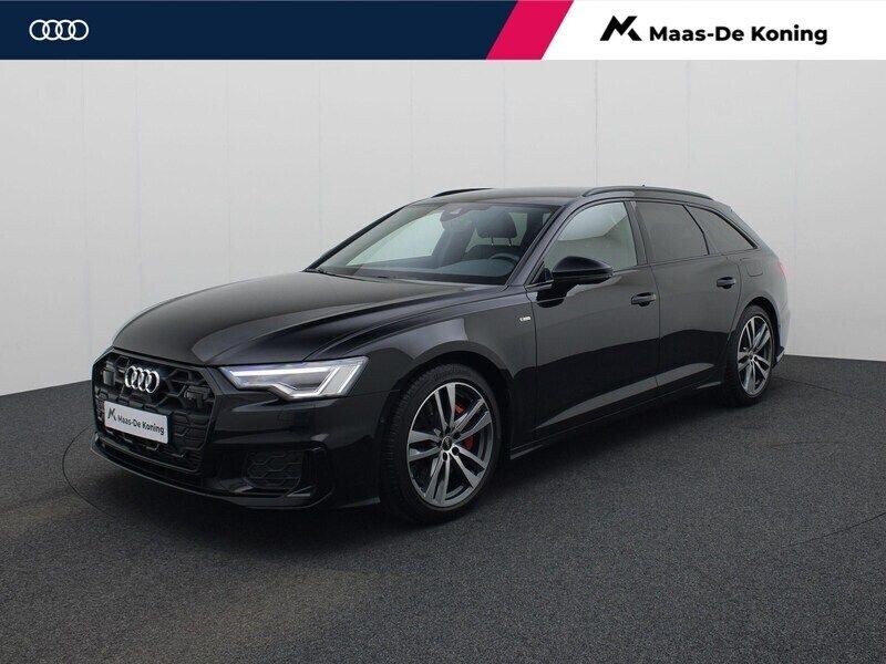Zwart Gebruikt 2023 Audi A6 S-Line Stationwagen | € 54.880 (Eerlijke prijs) - Afbeelding 1/4