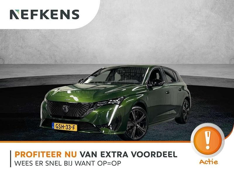 Groen Gebruikt 2024 Peugeot 308 GT Hatchback | € 33.925 (Eerlijke prijs) - Afbeelding 1/3