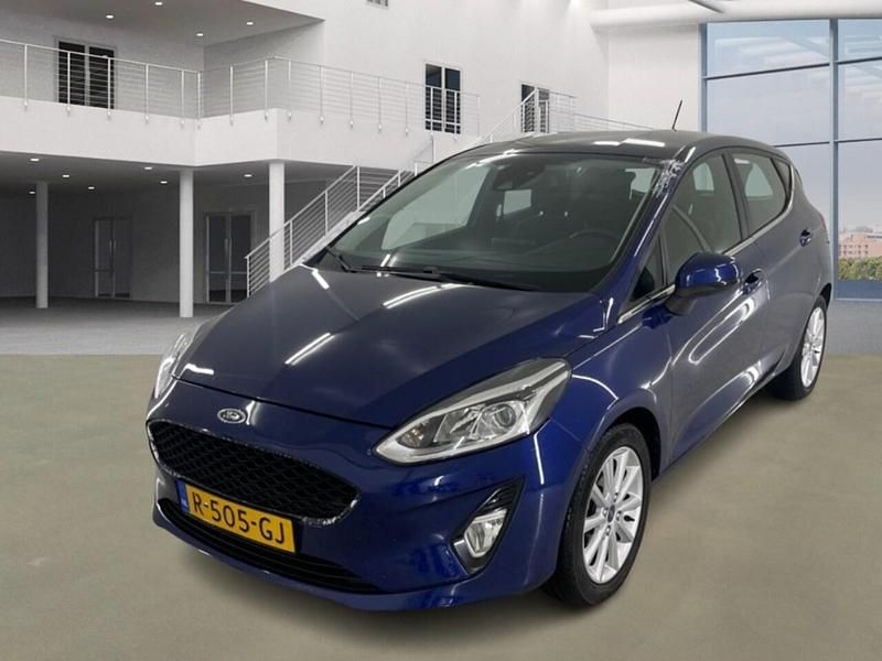 Blauw (metallic) Gebruikt 2017 Ford Fiesta Titanium Hatchback | € 7.450 (Super prijs) - Afbeelding 1/1