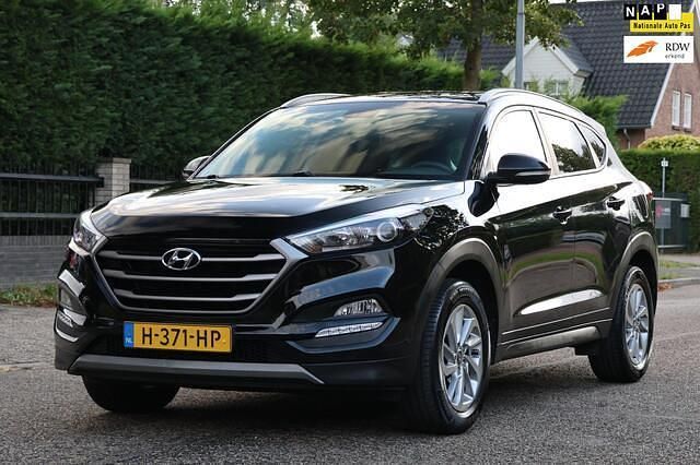 Zwart Gebruikt 2018 Hyundai Tucson Comfort SUV | € 15.995 (Eerlijke prijs) - Afbeelding 1/4