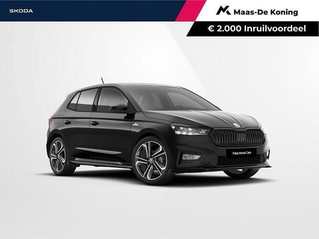 Nieuw Skoda Fabia Monte Carlo 116 PK (85 kW) 2026 Zwart Hatchback