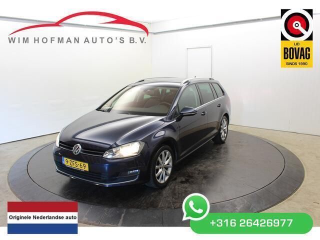 Blauw Gebruikt 2014 VW Golf VII Highline Stationwagen | € 9.490 (Eerlijke prijs) - Afbeelding 1/4