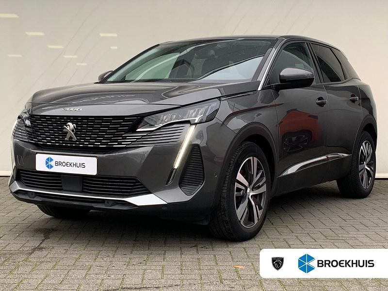Grijs Gebruikt 2021 Peugeot 3008 Allure SUV | € 22.445 (Eerlijke prijs) - Afbeelding 1/4