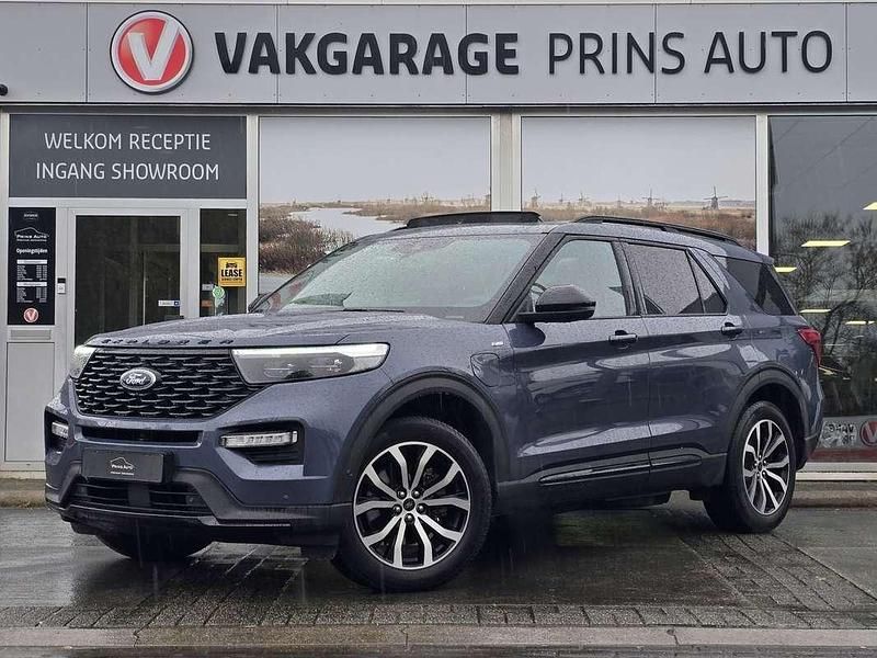 Zwart Occasion 2021 Ford Explorer ST-Line SUV | € 53.390 (Eerlijke prijs) - Afbeelding 1/4