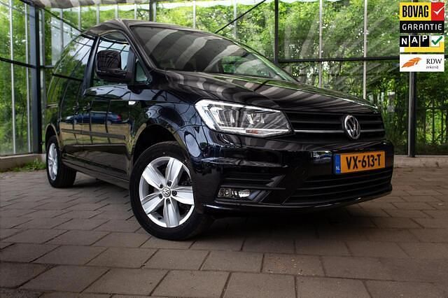 Zwart Gebruikt 2016 VW Caddy Highline MPV | € 13.950 (Super prijs) - Afbeelding 1/4