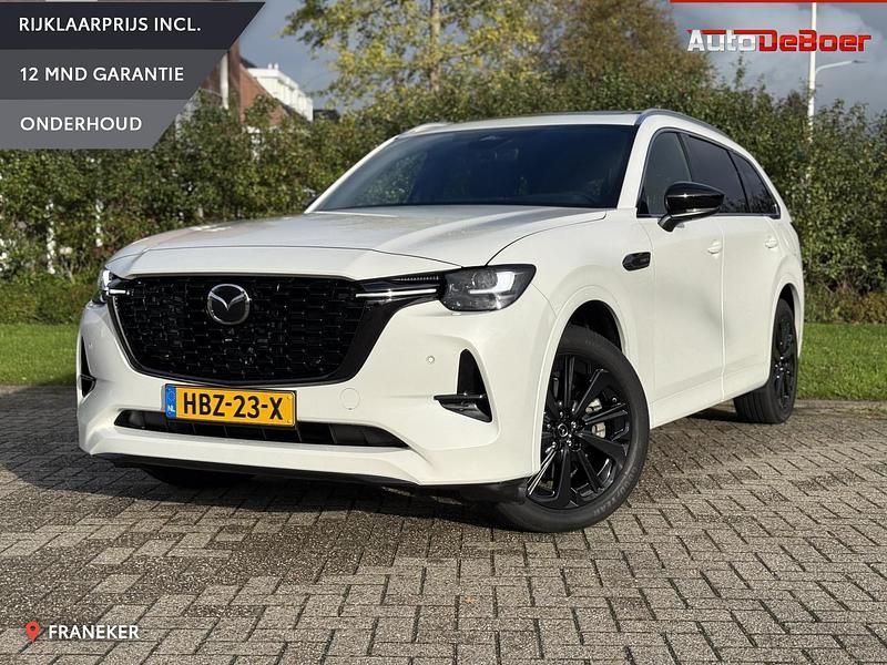 Rhodium white Gebruikt 2025 Mazda CX-80 Homura-Line SUV | € 65.995 (Eerlijke prijs) - Afbeelding 1/4